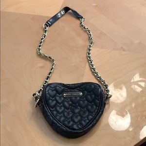 Betsy Johnson Heart-shaped Crossbody Purse
